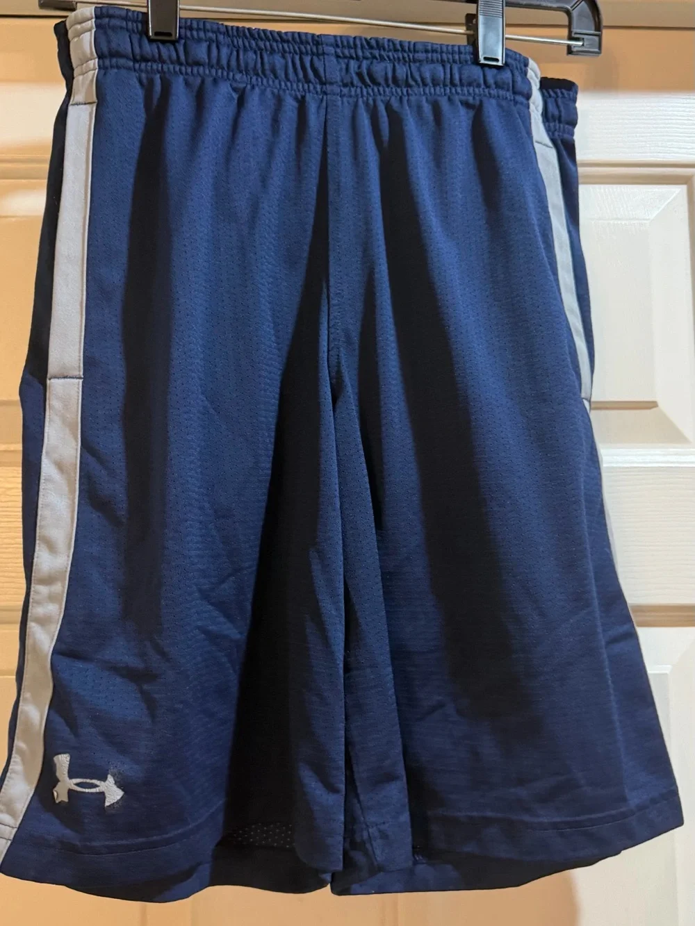 Under Armour Navy and Gray Performance Mesh Shorts